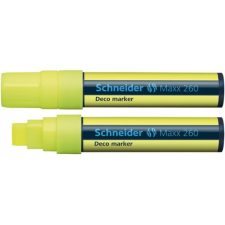 SCHNEIDER Krétamarker, 5-15 mm, SCHNEIDER "Maxx 260", sárga filctoll, marker