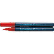 SCHNEIDER Lakkmarker, 1-2 mm, SCHNEIDER &quot;Maxx 271&quot;, piros filctoll, marker