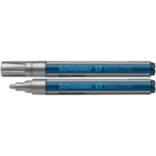 SCHNEIDER Lakkmarker, 1-3 mm, SCHNEIDER &quot;Maxx 270&quot;, ezüst filctoll, marker