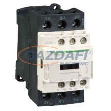  SCHNEIDER LC1D25BD DC mágneskapcsoló, 11kW/25A (400V, AC3), csavaros csatlakozás, 1Z+1NY villanyszerelés