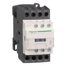  SCHNEIDER LC1DT40MD DC mágneskapcsoló, 40A (AC1), csavaros csatlakozású, 4Z pólus villanyszerelés