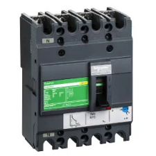 SCHNEIDER LV510957 EasyPact CVS100BS 4P 25kA komplett megszakító TM80D 4P3D kioldóval villanyszerelés