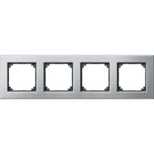 SCHNEIDER MERTEN M-Elegance négyes keret, platina (fém) 475460 Schneider villanyszerelés
