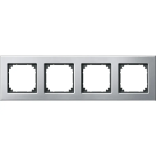 SCHNEIDER MERTEN M-Elegance négyes keret, platina (fém) 475460 Schneider villanyszerelés