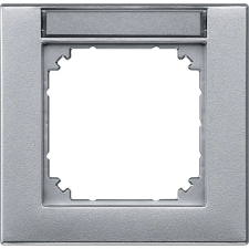 SCHNEIDER MERTEN M-Plan feliratozható egyes keret, alumínium 476160 Schneider villanyszerelés