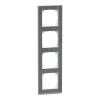 SCHNEIDER MERTEN M-Pure négyes keret, pala/alumínium MEG4040-3669 Schneider