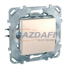 SCHNEIDER MGU50.201.25Z UNICA Egypólusú kapcsoló, rugós bekötés, 10AX, krém (101) villanyszerelés