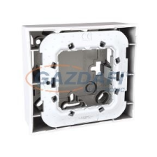 SCHNEIDER MGU87.022.18 UNICA Egyes kiemelő doboz, rögzítőkerettel, fehér villanyszerelés