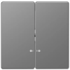 SCHNEIDER MTN3420-6036 MERTEN Dupla billentyű, fényjelzős funkciókhoz, D-Life, acél