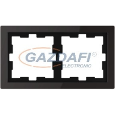 SCHNEIDER MTN4020-6503 MERTEN D-Life kettes keret, ónixfekete villanyszerelés