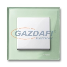SCHNEIDER MTN404104 MERTEN M-Elegance egyes keret, smaragdzöld villanyszerelés