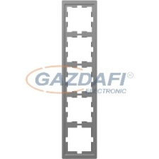 SCHNEIDER MTN4050-6536 MERTEN D-Life ötös keret, acél villanyszerelés