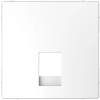 SCHNEIDER MTN4215-6035 MERTEN Fedlap RJ11/RJ12 aljzatokhoz, D-Life, lótuszfehér