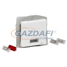 SCHNEIDER MTN432725 MERTEN IP44-es billentyű, szimbólumokhoz, System-M, aktív fehér, antibakteriális villanyszerelés