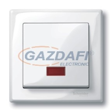 SCHNEIDER MTN432819 MERTEN Billentyű, szimbólumokhoz, System-M, polárfehér villanyszerelés