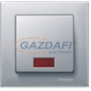 SCHNEIDER MTN433860 MERTEN Billentyű, szimbólumokhoz, System-M, alumínium