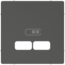 SCHNEIDER MTN4367-0414 MERTEN USB töltő burkolat, System-M, antracit villanyszerelés