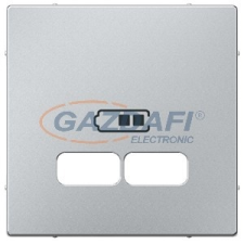 SCHNEIDER MTN4367-0460 MERTEN USB töltő burkolat, System-M, alumínium villanyszerelés