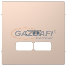 SCHNEIDER MTN4367-6051 MERTEN USB töltő burkolat, D-Life, pezsgő metál villanyszerelés