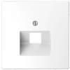 SCHNEIDER MTN4521-6035 MERTEN Fedlap, 1xRJ45 aljzathoz, D-Life, lótuszfehér