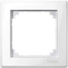 SCHNEIDER MTN478119 MERTEN M-Smart egyes keret, polárfehér villanyszerelés