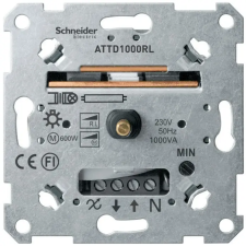 SCHNEIDER MTN5135-0000 MERTEN Forgatógombos fényerőszabályzó, induktív terhelésekhez, 60-1000 VA villanyszerelés