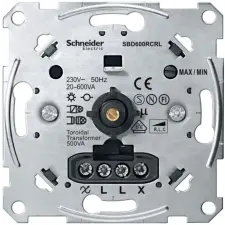 SCHNEIDER MTN5139-0000 MERTEN Univerzális forgatógombos fényerőszabályzó, 20-600 W villanyszerelés
