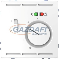 SCHNEIDER MTN5764-6035 MERTEN Padlótermosztát, kapcsolóval, 250 V, 10 A, D-Life, lótuszfehér villanyszerelés