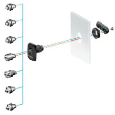 SCHNEIDER NSYAEDLB3S3D S3D 3mm-es kéttollú zárbetét tollbetét
