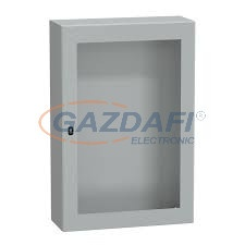 SCHNEIDER NSYS3D12830T S3D elosztószekrény H1200xW800xD300 üveg ajtóval villanyszerelés