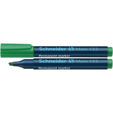 SCHNEIDER Permanent marker 1-4mm, vágott végű Schneider Maxx 133 zöld filctoll, marker