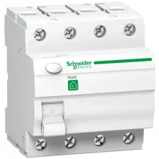 SCHNEIDER R9R01440 RESI9 áram-védőkapcsoló, A osztály, 4P, 40A, 30mA villanyszerelés