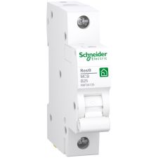 SCHNEIDER RESI9 kismegszakító 1P B 25A (R9F04125) (R9F04125) villanyszerelés
