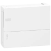 SCHNEIDER RESI9 MP Kiselosztó, teli ajtó, falon kívüli, 1x12 modul, PEN sín, komplett, fehér