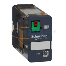 SCHNEIDER RPM12F7 Zelio RPM teljesítményrelé, 1CO, 15A, 120VAC, tesztgomb, LED villanyszerelés