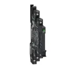 SCHNEIDER RSL sorkapocs relé, 1CO, 6A, 12V AC/DC, csavaros foglalattal, RSL1PVJU villanyszerelés