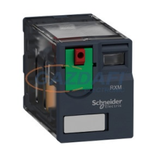 SCHNEIDER RXM3AB1E7 Zelio RXM miniatűr relé, 3CO, 10A, 48VAC, tesztgomb villanyszerelés