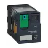 SCHNEIDER RXM4AB2BD Zelio RXM miniatűr relé, 4CO, 6A, 24VDC, tesztgomb, LED