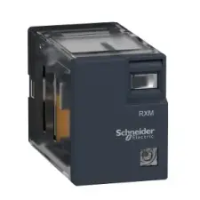 SCHNEIDER RXM4LB2B7 Zelio Easy RXM miniatűr relé, 4CO, 3A, 24VAC, LED villanyszerelés