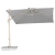 Schneider Schirme Schneider Rhodos Twist Comfy függő napernyő 300 cm x 300 cm grézs