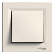 SCHNEIDER Schneider EPH0100123 ASFORA rugós bekötésű bézs egypólusú kapcsoló villanyszerelés