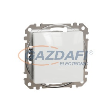 SCHNEIDER SDD111101 ÚJ SEDNA Egypólusú kapcsoló, rugós bekötés, 10AX, (101), fehér villanyszerelés