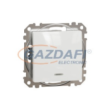 SCHNEIDER SDD111106N ÚJ SEDNA Váltókapcsoló, EF, 10AX, fehér villanyszerelés