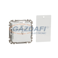 SCHNEIDER SDD111121 ÚJ SEDNA Kártyás kapcsoló, rugós bekötés, 10A, fehér villanyszerelés