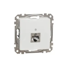 SCHNEIDER SDD111461S ÚJ SEDNA 1xRJ45 Cat6 STP aljzat, fehér villanyszerelés