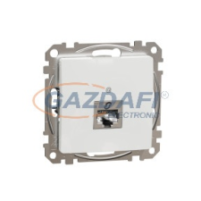 SCHNEIDER SDD111466S ÚJ SEDNA 1xRJ45 Cat6A STP aljzat, fehér villanyszerelés