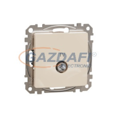 SCHNEIDER SDD112471 ÚJ SEDNA TV aljzat, végzáró, 4 dB, bézs villanyszerelés