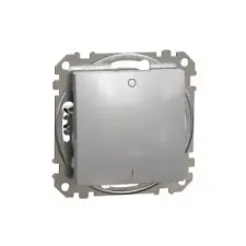 SCHNEIDER SDD113102 ÚJ SEDNA Kétpólusú kapcsoló, rugós bekötés, 10AX, (102), alumínium villanyszerelés