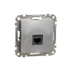 SCHNEIDER SDD113461 ÚJ SEDNA 1xRJ45 Cat6 UTP aljzat, alumínium villanyszerelés