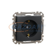 SCHNEIDER SDD114025 ÚJ SEDNA 2P+F csatlakozóaljzat, csavaros bekötés, 16A, antracit villanyszerelés